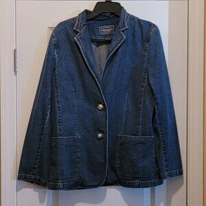 Ralph Lauren Jeans Denim Blazer Size Large